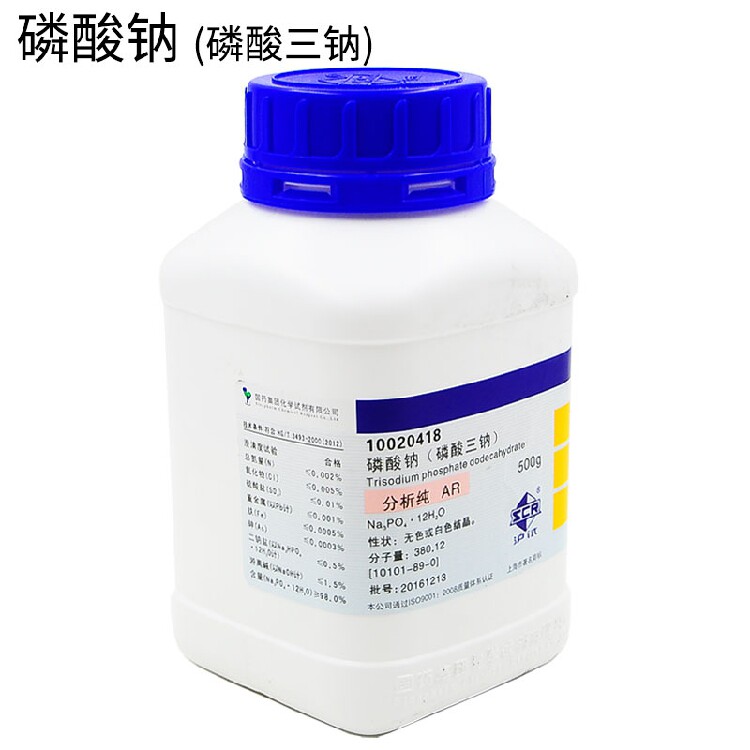 国药磷酸三钠 磷酸钠分析纯AR 500g 十二水 10101-89-0 沪试 SCRC
