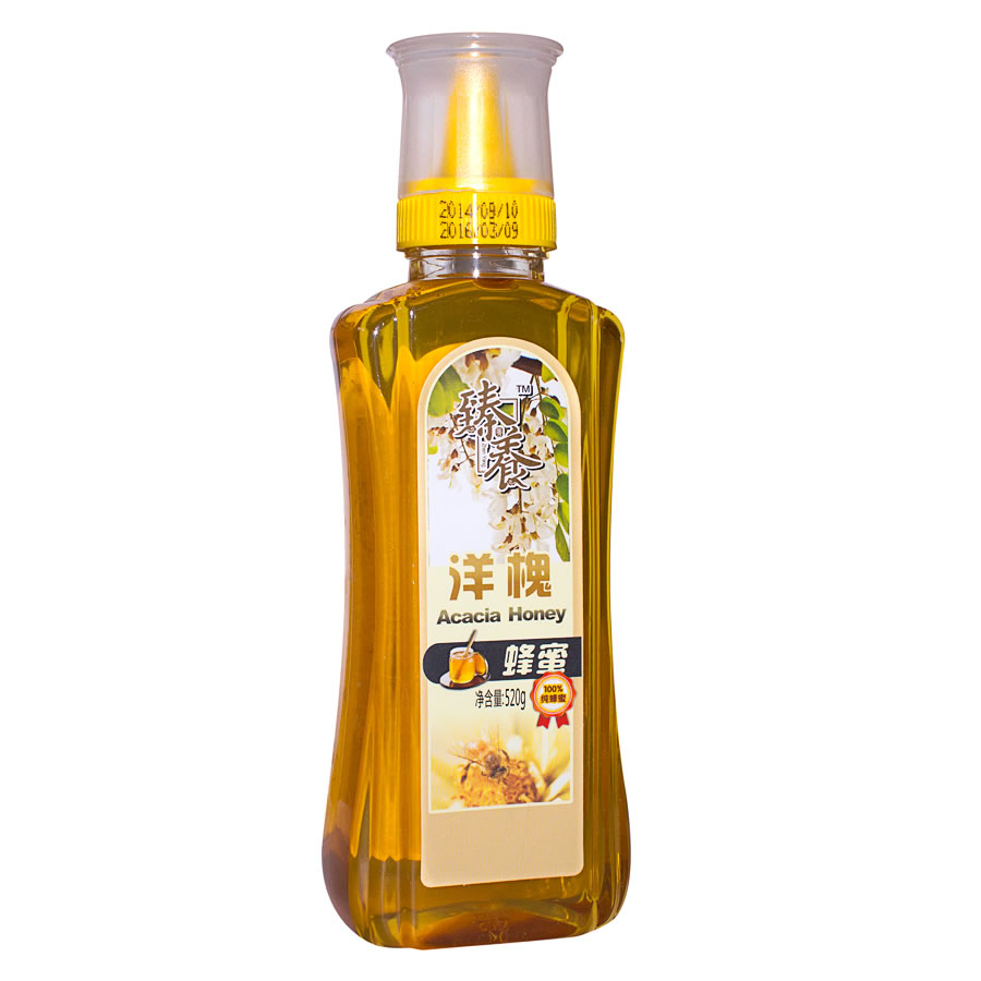 臻养蜂蜜 洋槐蜂蜜 520g