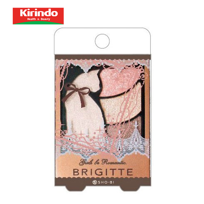 【kirindo】日本进口 SHO-BI BRIGITTE 眼影 亮橙/樱桃/石灰/天蓝