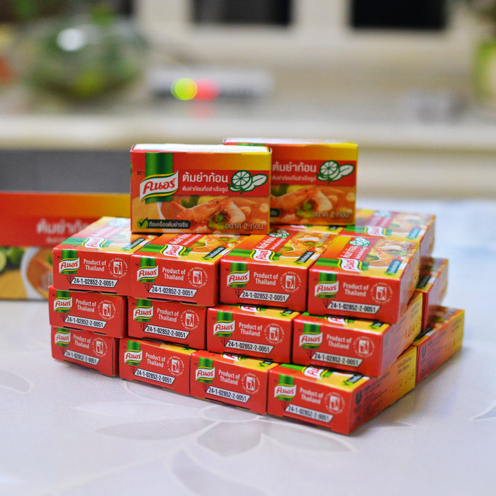 Thailand imported Jiale Tom Yum soup soup package seasoning block sour and spicy shrimp Thai hot pot soup base material Cai Dongyin