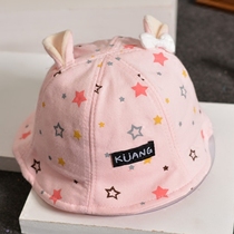 Baby Hat All-cotton Female Baby Hat Fisherman Hat Spring Autumn Season Sun Hat 6-24 Month Stars Butterfly Knot Basin Cap