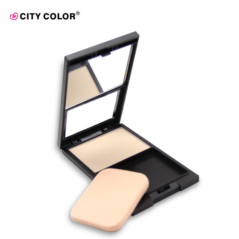 city color城彩 净光完颜矿物粉饼干粉定妆遮瑕持久控油