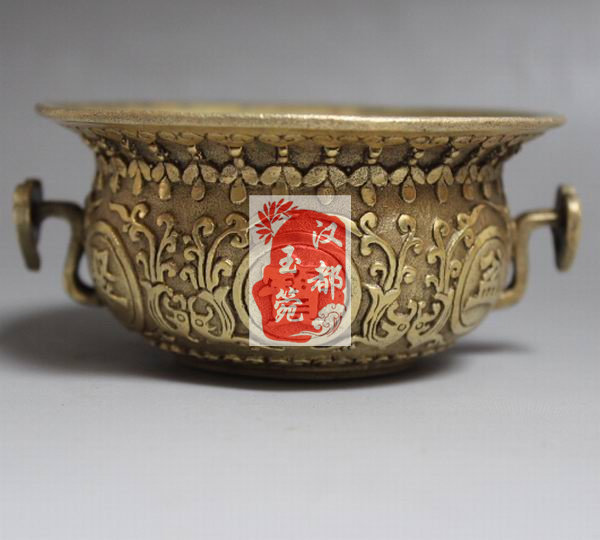 Pure copper cornucopia Brass cornucopia Pure copper cornucopia ornaments