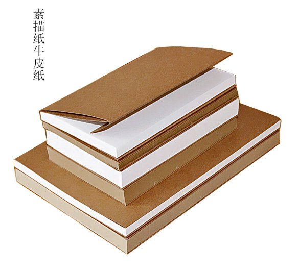 Blank Kraft Sketchbook Sketching Bento Sketch This Handpainted Ben A5 Notepad Notebook Diary