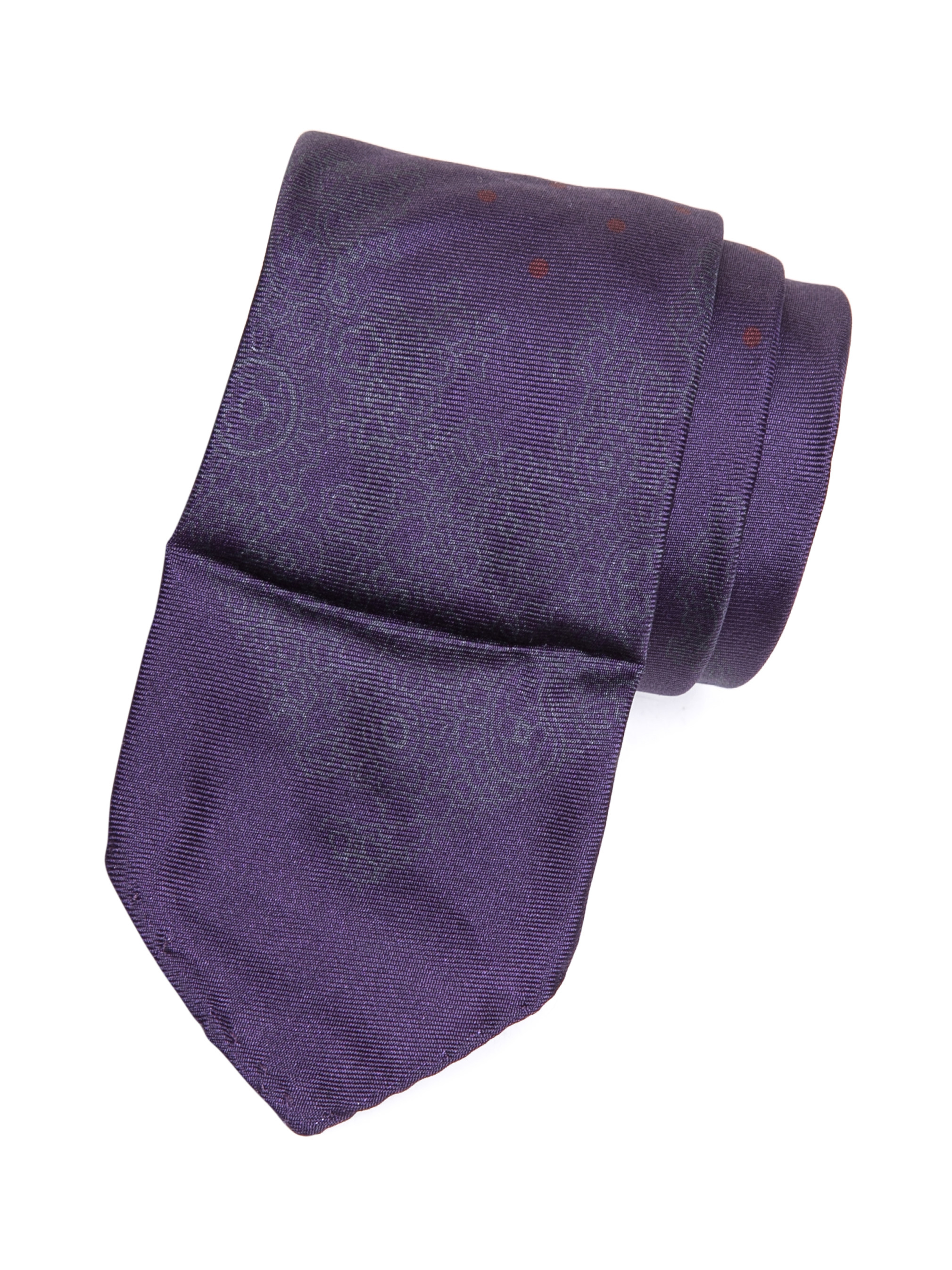 Dolce&Gabbana 紫色暗纹领带