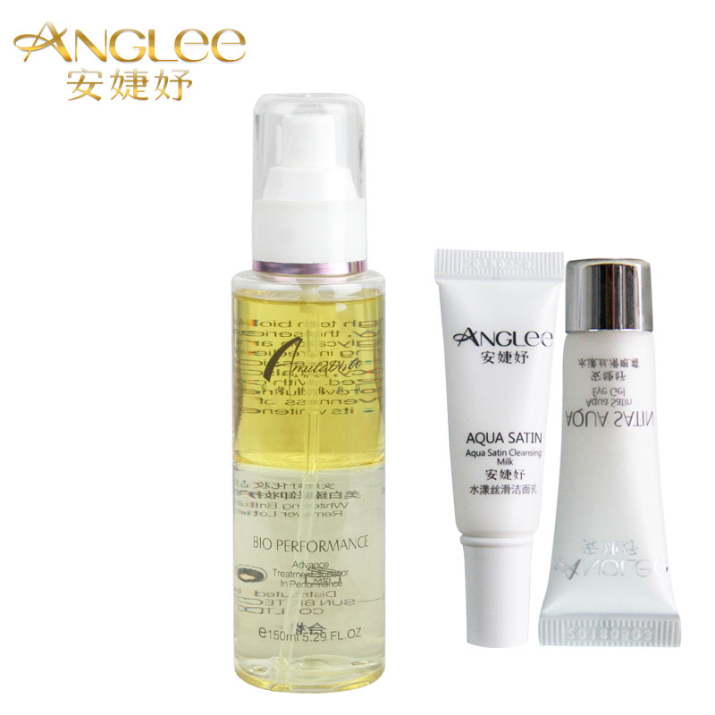 ANGLEE/安婕妤化妆品美柏臻采卸妆护理露150ml 温和清洁补水保湿