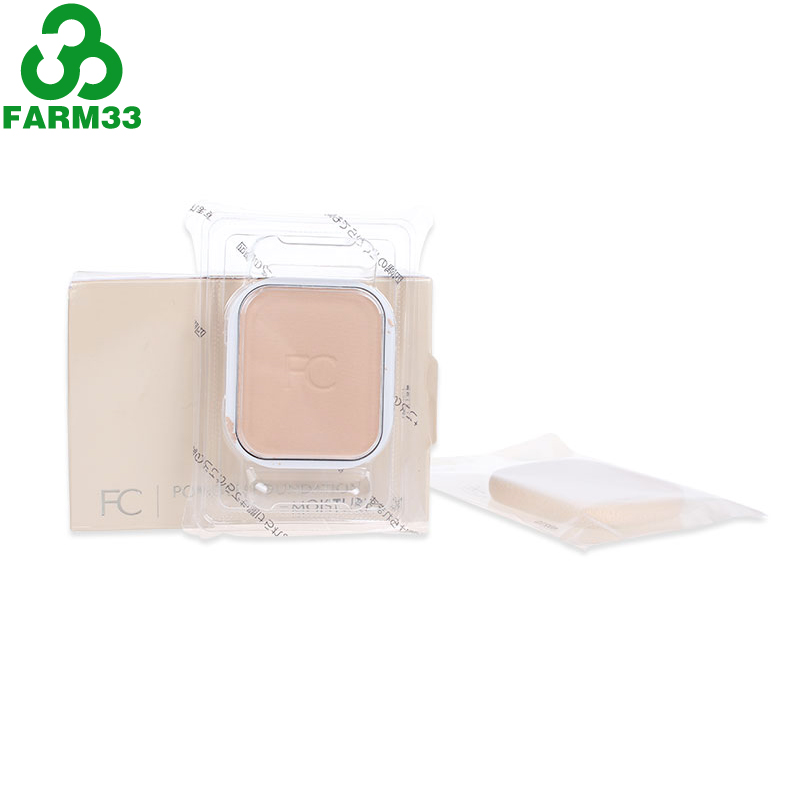 香港直邮 FANCL 水润保湿粉饼芯 SPF18PA++ 粉驼色 带粉扑 3208