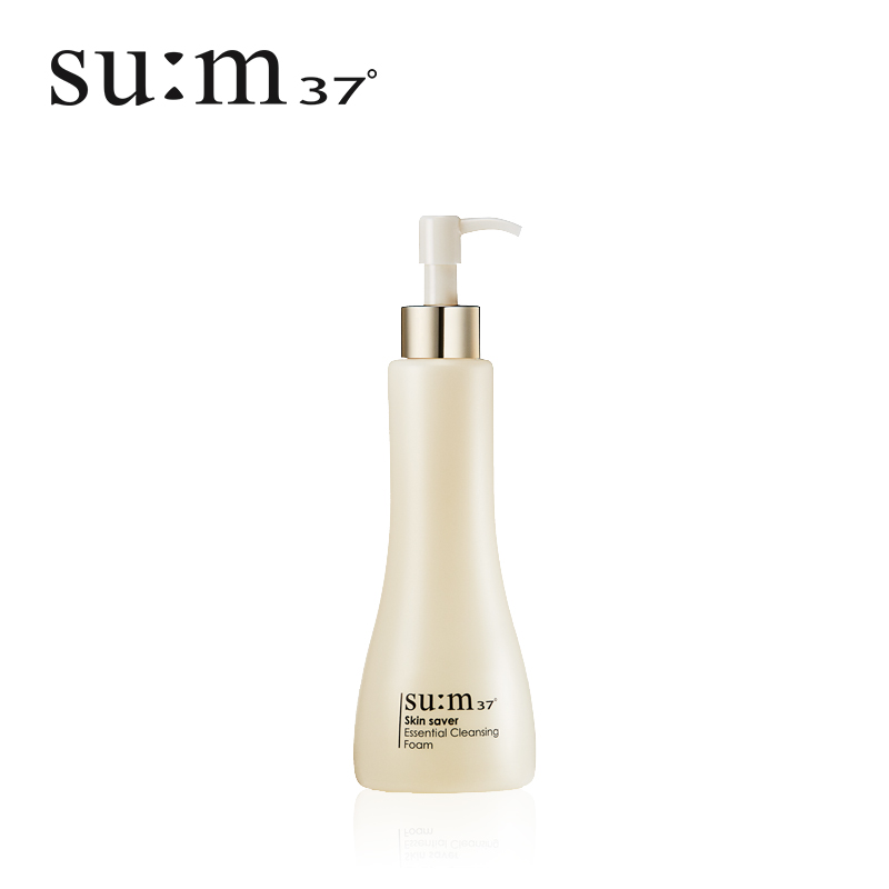 su:m37呼吸37度洗面奶245ml女 苏秘焕肤精粹温和洁面液补水韩国