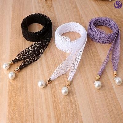 Fine belt fabric rope shorts decoration summer fashion women with floral skirt elegant matching waist school skirt