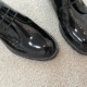 Nhà ga châu Âu 2019 mùa thu và mùa đông mới bằng sáng chế da Martin boots nữ phong cách Anh bốt ngắn cổ cao-top-up da bốt - Kính khung