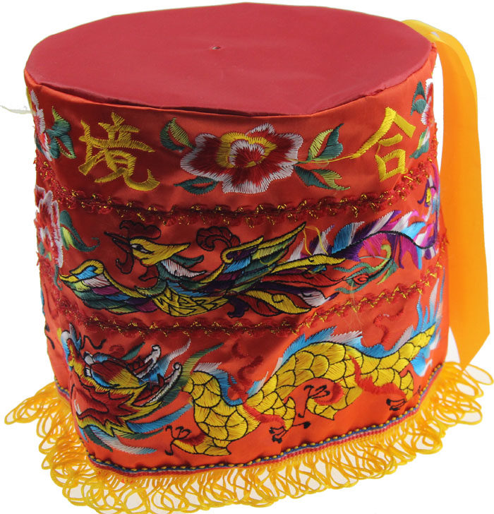 Small parasol, small treasure cover, small umbrella cover, computer embroidery offering, worship fighting device