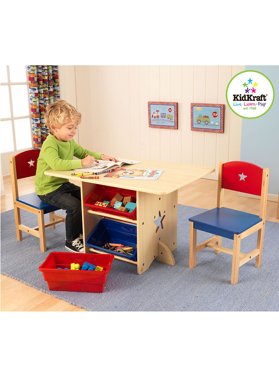KidKraft 3-8岁星星储物桌椅