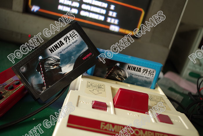 The new version of FC game card Ninja dragon sword pass three-in-one 1 generation US version 2 3rd generation Japanese version semi-integrated board non-bean card