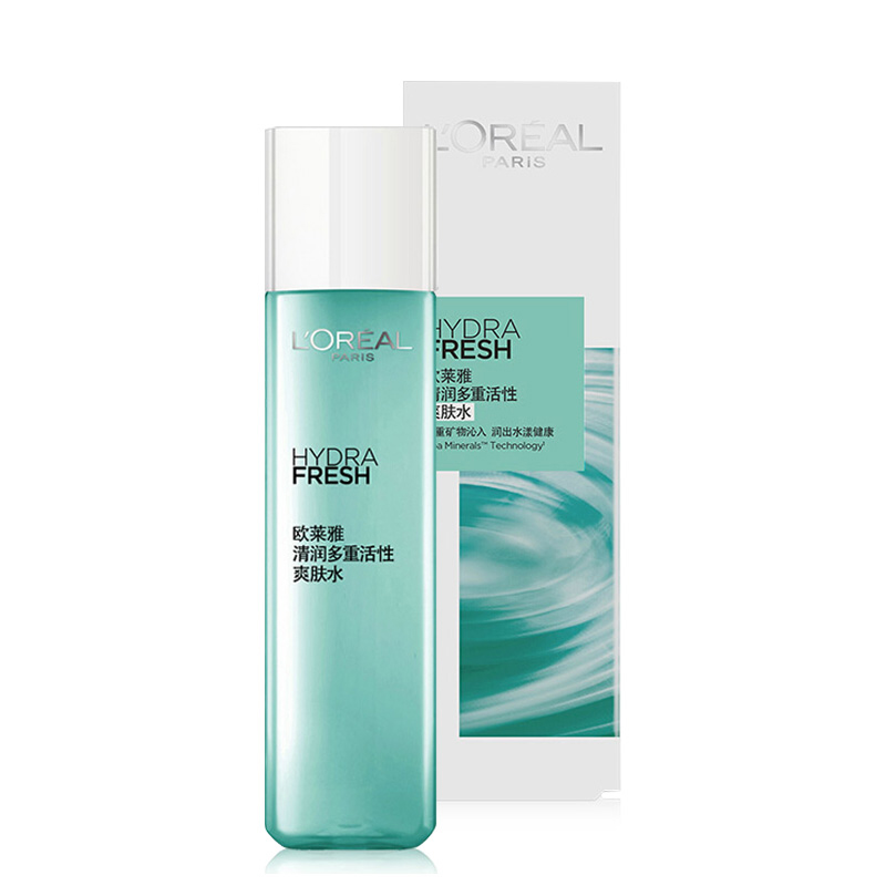 欧莱雅 清润多重活性爽肤水175ml 补水保湿化妆水女士 滋润