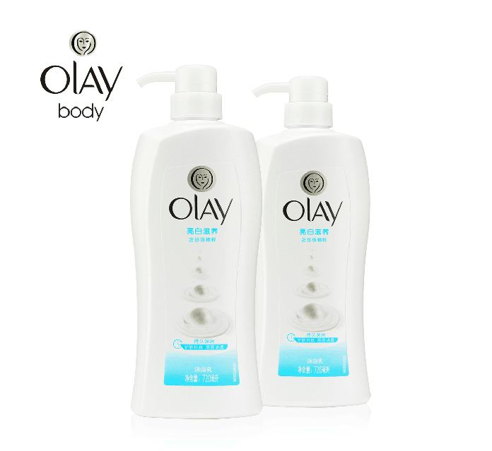 玉兰油沐浴露莹亮滋养沐浴乳720ml *2瓶 多省包邮