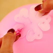 Wedding supplies wedding balloon clip 5 in one balloon clip balloon accessories shape card clip plum blossom clip