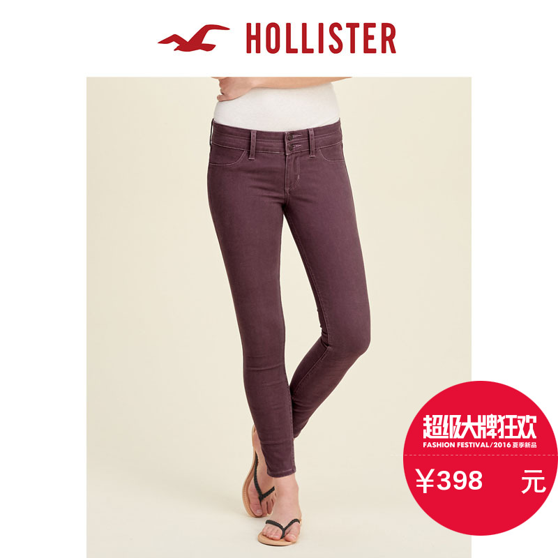 Hollister 2016春装新款九分裤 女 114125