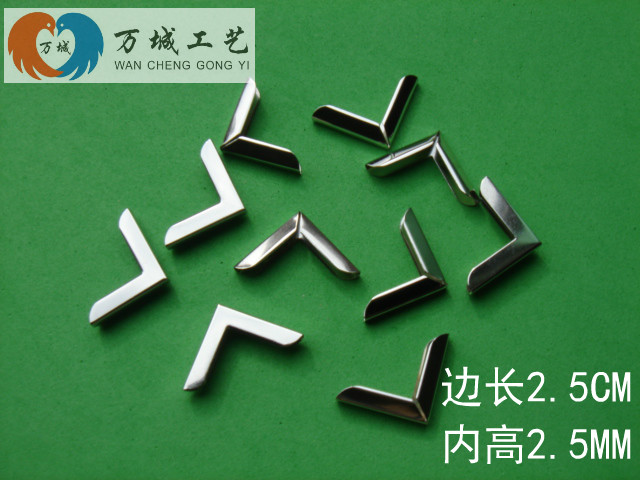 DIY album Silver angle Recipe pressure angle iron card metal angle corner of the book corner