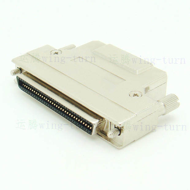 Totem FMC68F-AS SCSI68pin iron shell straight wire outlet connector HPCN68 female press wire connector