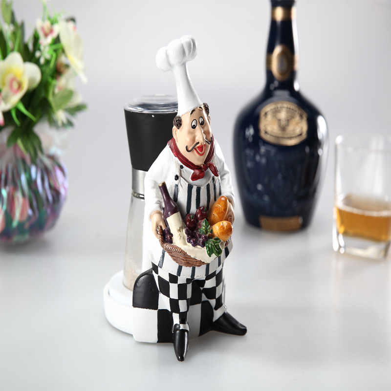 European-style creative chef black pepper grinder manual seasoning bottle seasoning tank kitchen supplies grinder pepper bottle