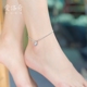 Love Lodge 925 Silver Palace Bell Anklet Nữ Thời trang Hàn Quốc Tính khí Bell Anklet Cá tính Chân vòng chân ngọt ngào Trang sức vòng chân Vòng chân