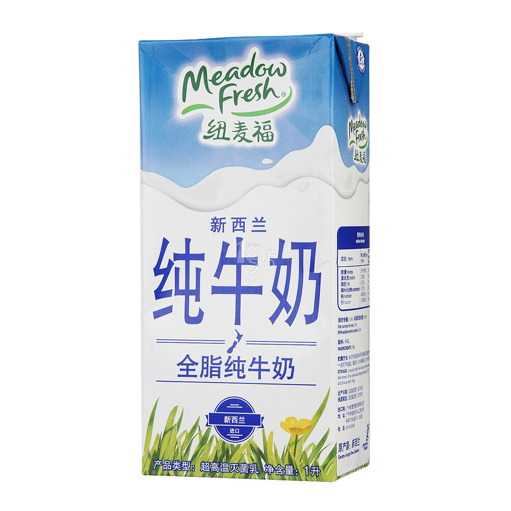 纽麦福新西兰全脂纯牛奶 1L  效期300天