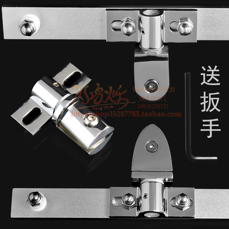 Shower Room Accessories Five Gold Accessories Glass Door Stainless Steel Up And Down Shaft Heaven Clips Shower Room Door Clips-Taobao