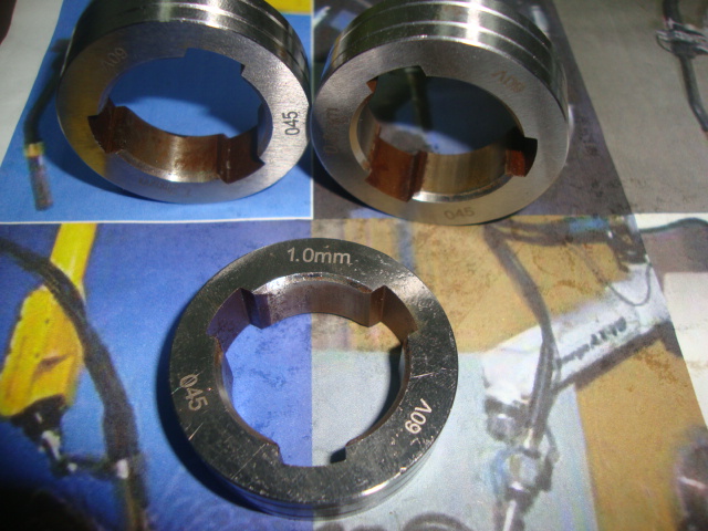 Lincoln welding machine assorted robot dedicated wire feeding wheel Lincoln wire feeding machine special wire feeding wheel