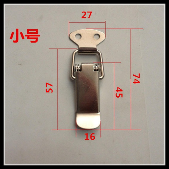 Wholesale stainless steel button 304 buckle stainless steel 3 flat mouth button safety chain button
