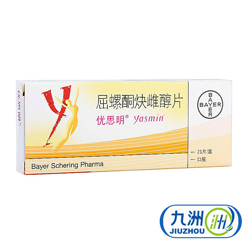 优思明 屈螺酮炔雌醇片 21片/盒