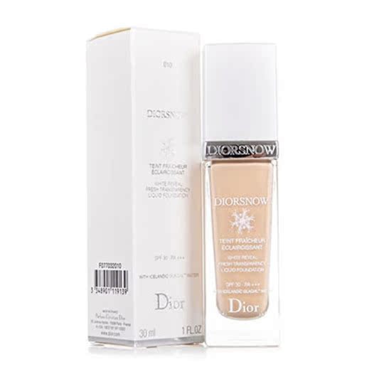 Dior/迪奥雪晶灵/雪精灵美白亮采粉底液30ml SPF30
