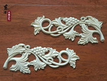 Wood carvings applique flower slice European-style applique applique applique applique to flower wood carvings furniture applique wardrobe decoration flowers