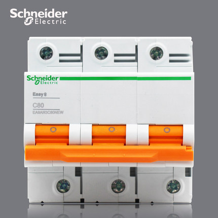 Schneider Electric E9 C series Merlin Gerin 3P 80A air switch circuit breaker EA9AH3C80NEW