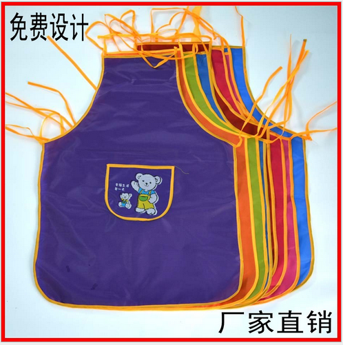 Manufacturers wholesale non-woven Oxford cloth PVC waterproof advertising promotion apron fashionable and can be customized professionally