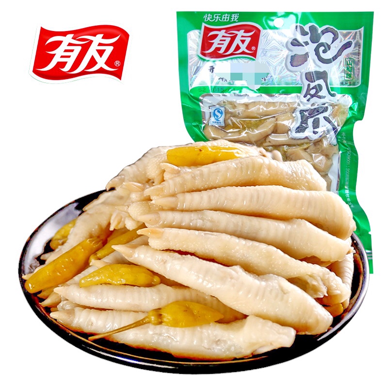 【天猫超市】有友 山椒泡凤爪 180g 正宗重庆味道 特产零食