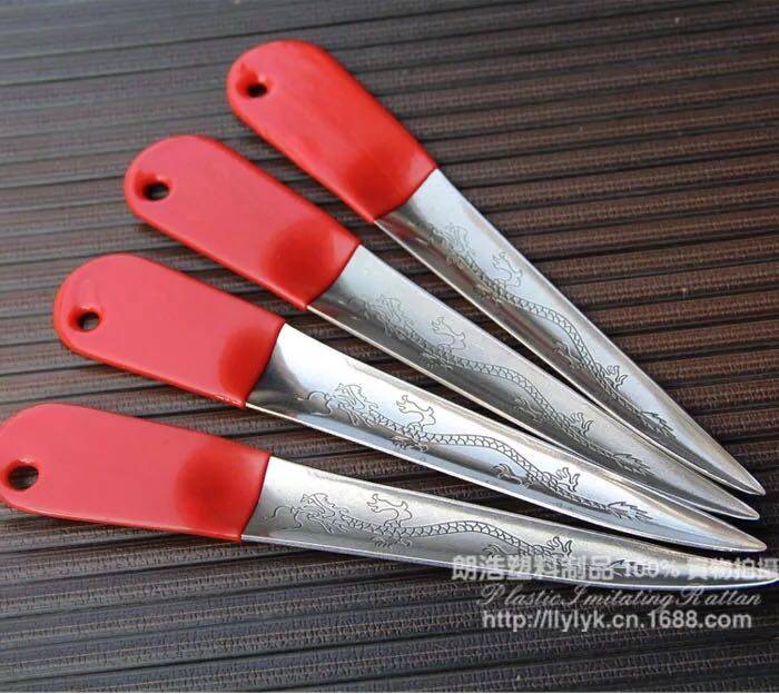 Choreographer special prying knife with jacket pick knife sheet knife outdoor rattan cherryman knife dragon tattooed knife 10 handle