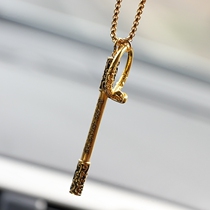 Creative car hanging rod on the car rear view mirror car hanging tide mini tight mini-tightly cranking hanging