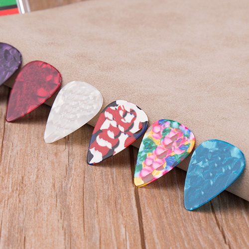 Guitar Pick Guitar Spring Pick Celluloid Material 0 46mm 0 71mm Guitar Strumming Use
