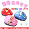 Children's helmet set 7-piece set of roller skating protective gear Bicycle skateboard skating roller skating skating cartoon knee pads