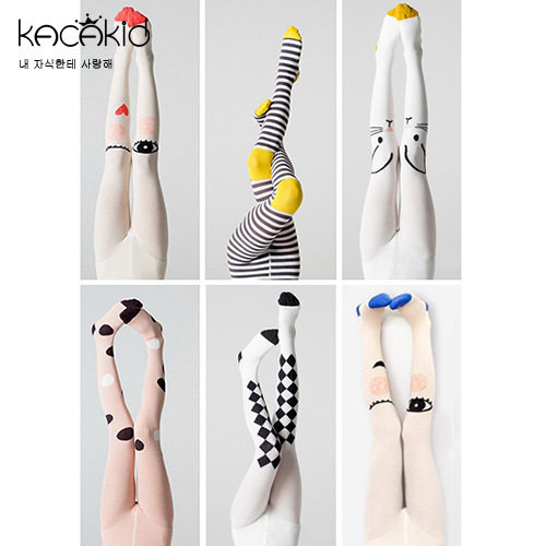 kacakid ດູໃບໄມ້ລົ່ນແລະລະດູຫນາວຖົງຕີນເດັກນ້ອຍທີ່ນິຍົມເດັກຍິງຫວານຕາໃຫຍ່ pantyhose trendy ຝ້າຍ Princess socks ເຕັ້ນ socks
