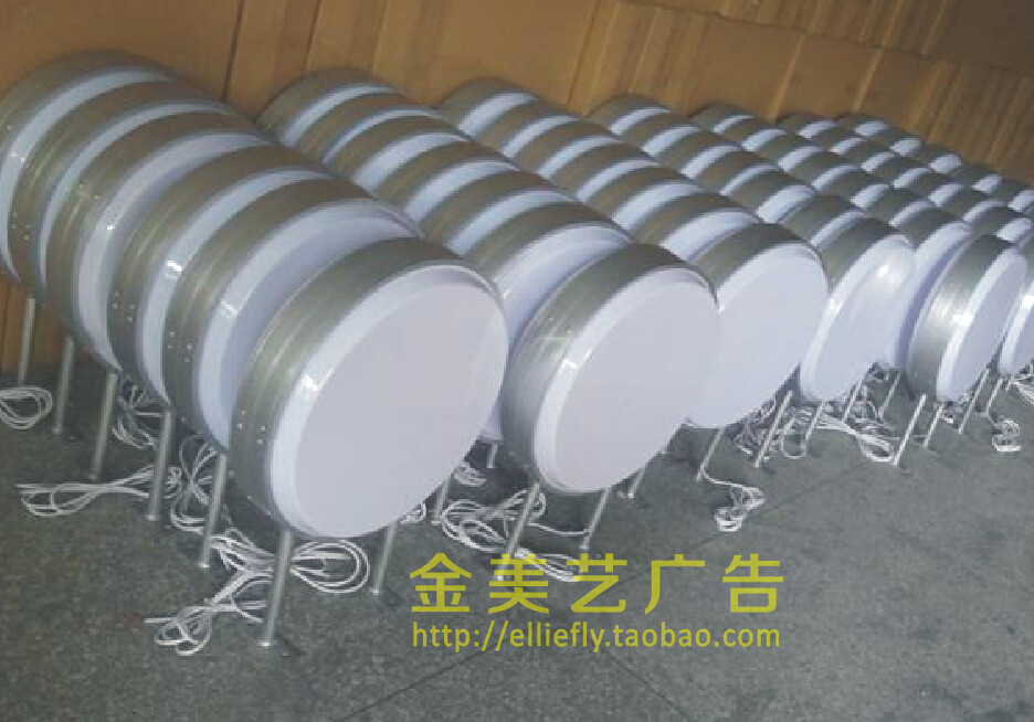 Double sided plastic suction light box round square vertical light box aluminium alloy frame lamp light box milk tea light box acrylic