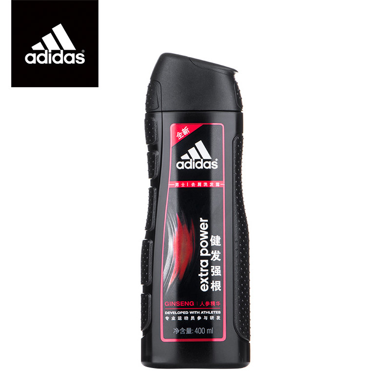 【天猫超市】 阿迪达斯男士健发强根去屑洗发露400ml洗发水