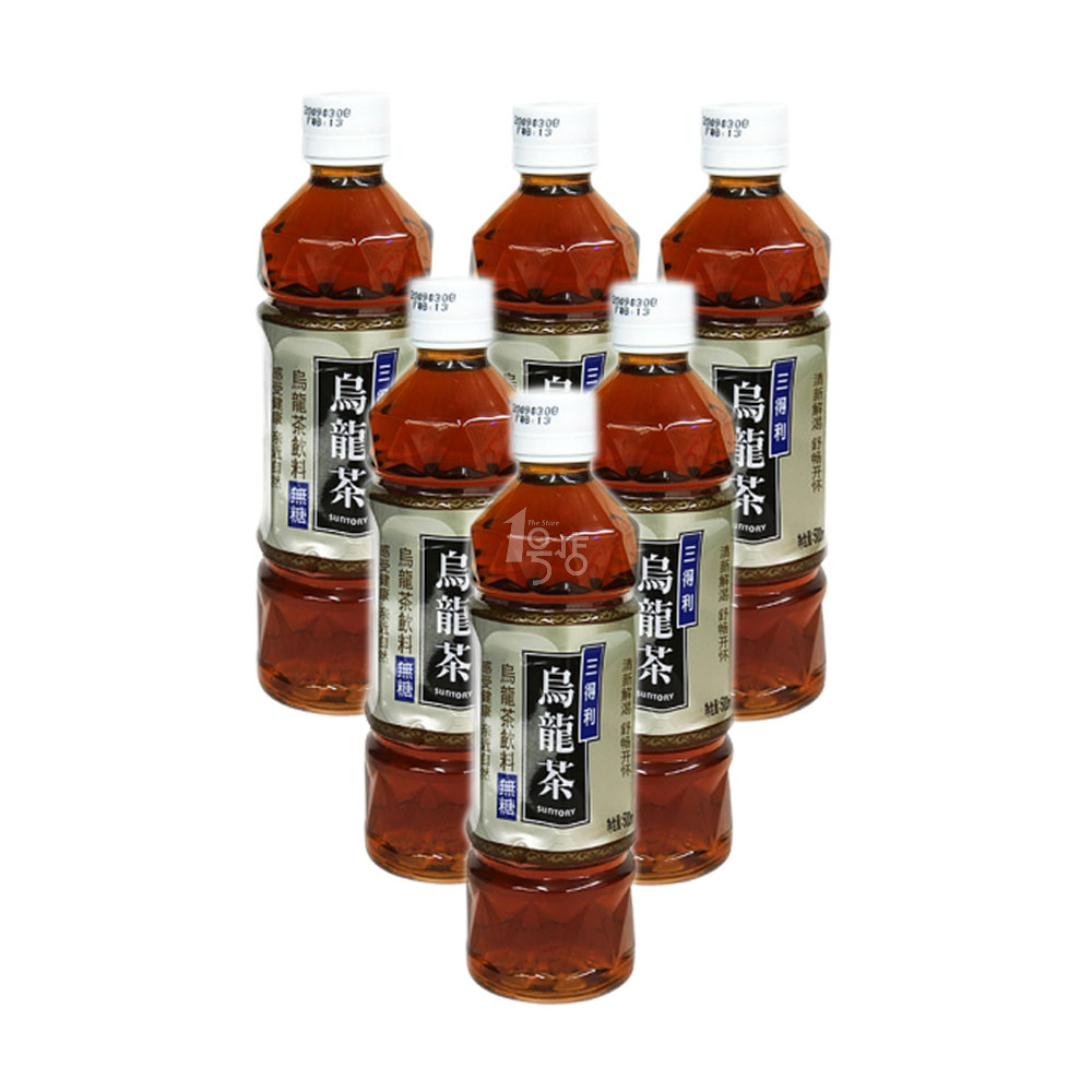 三得利乌龙茶 无糖 500ml/瓶  X 6 组合装