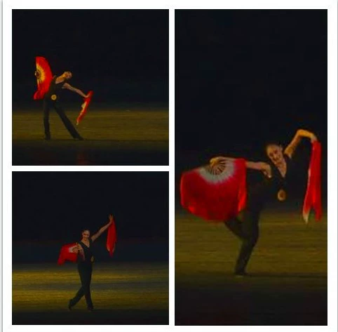 Лю Менгменг Тао Ли Кубок Шандун Джиаооооооу Янге объединил фанат шелк Шарф Красный Плаза Танце