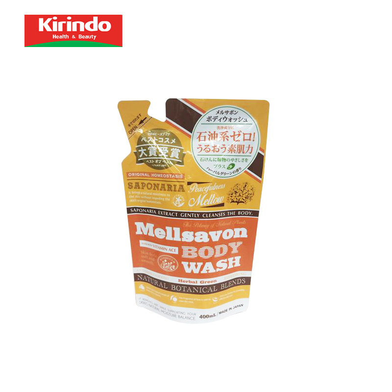 【Kirindo】日本进口 Mellsavon 清爽沐浴露 替换装 草本精华