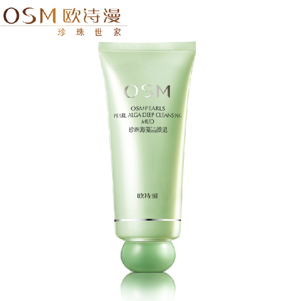 OSM/欧诗漫海藻洁颜泥100g洗面奶 洁面乳男女深层清洁控油补水