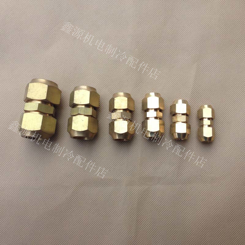 Air conditioning installation Refrigeration equipment Copper Double copper joints 2 points -6 Inlet copper Double Air conditioning Copper Joints Accessories