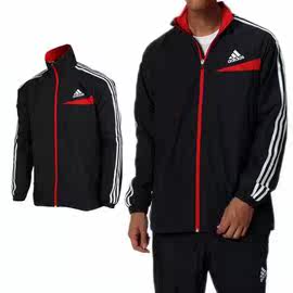 adidas M TEAM BR WINJK 立领平织刷毛风衣外套.台湾官网直邮进口