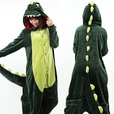 Winter Cartoon One-Piece Pajamas Cute Male and Female Couples Apartment Flannel Animal Dinosaur Crocodile Pajamas Home Clothes Winter Cartoon One-Piece Pajamas Cute Male and Female Couples Apartment Flannel Animal Dinosaur Crocodile Pajamas Home Clothes