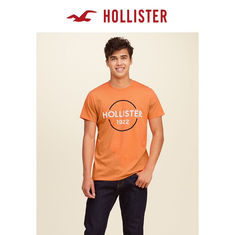 Hollister 标识贴花图案 T 恤 男 111267
